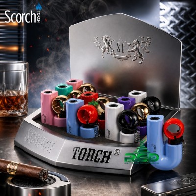 SCORCH TORCH SINGLE FLAME ASST. COLOR - 9CT/ DISPLAY